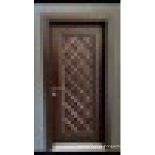 Diamond Design Luxury High Quality Pvc Coated WPC Door